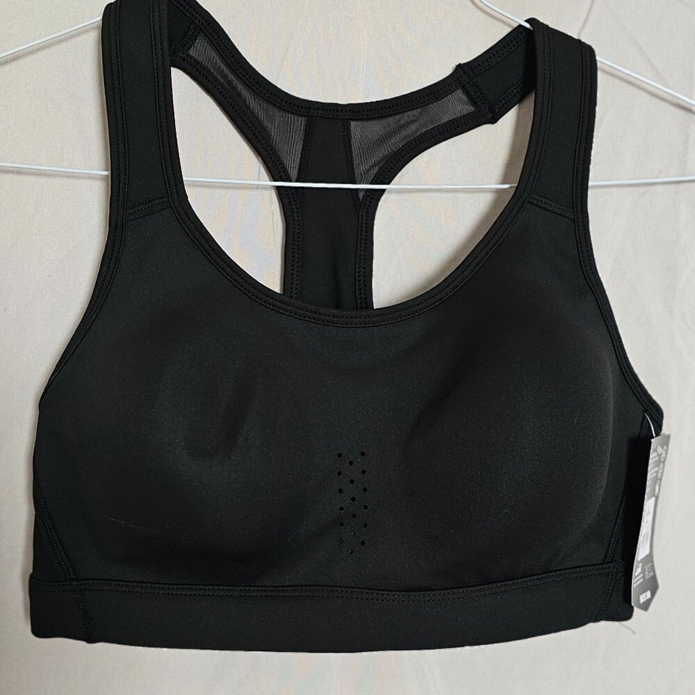 Black Sports Bra Swim Top NWT Size Large